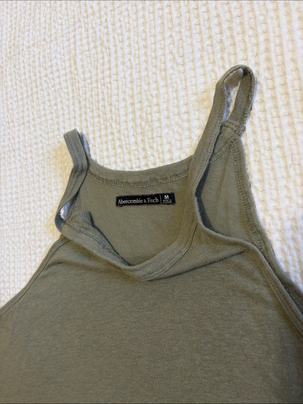 Abercrombie and fitch sage green tank top size medium - Picture 5 of 9